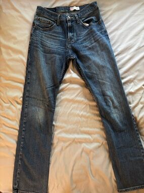 Wrangler Slim Straight Jeans Medium Wash Stretch Denim Size 29x30